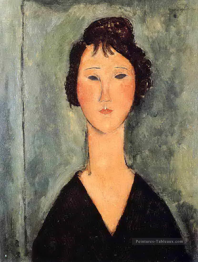 portrait d’une femme 1919 Amedeo Modigliani Peintures à l'huile